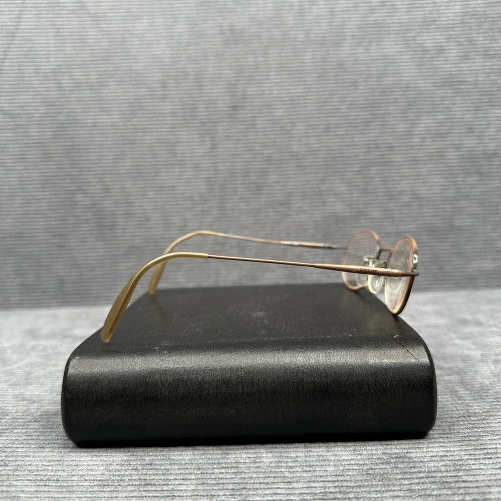 Esprit 9080 Oval Y2K Eyeglasses Bronze Metal Frames 47-20-140 Color 065 Vintage